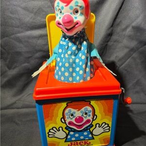 Mattel Colorful Clown Jack-in-the-Box 1976 video